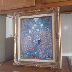 Still Life "Bowl of Peaches" Print by Paul Cezanne 17.5" Tall 20"Wide 