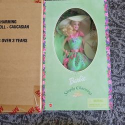 Simply Charming Barbie Doll Brunette Version Special Edition Rare New in box 