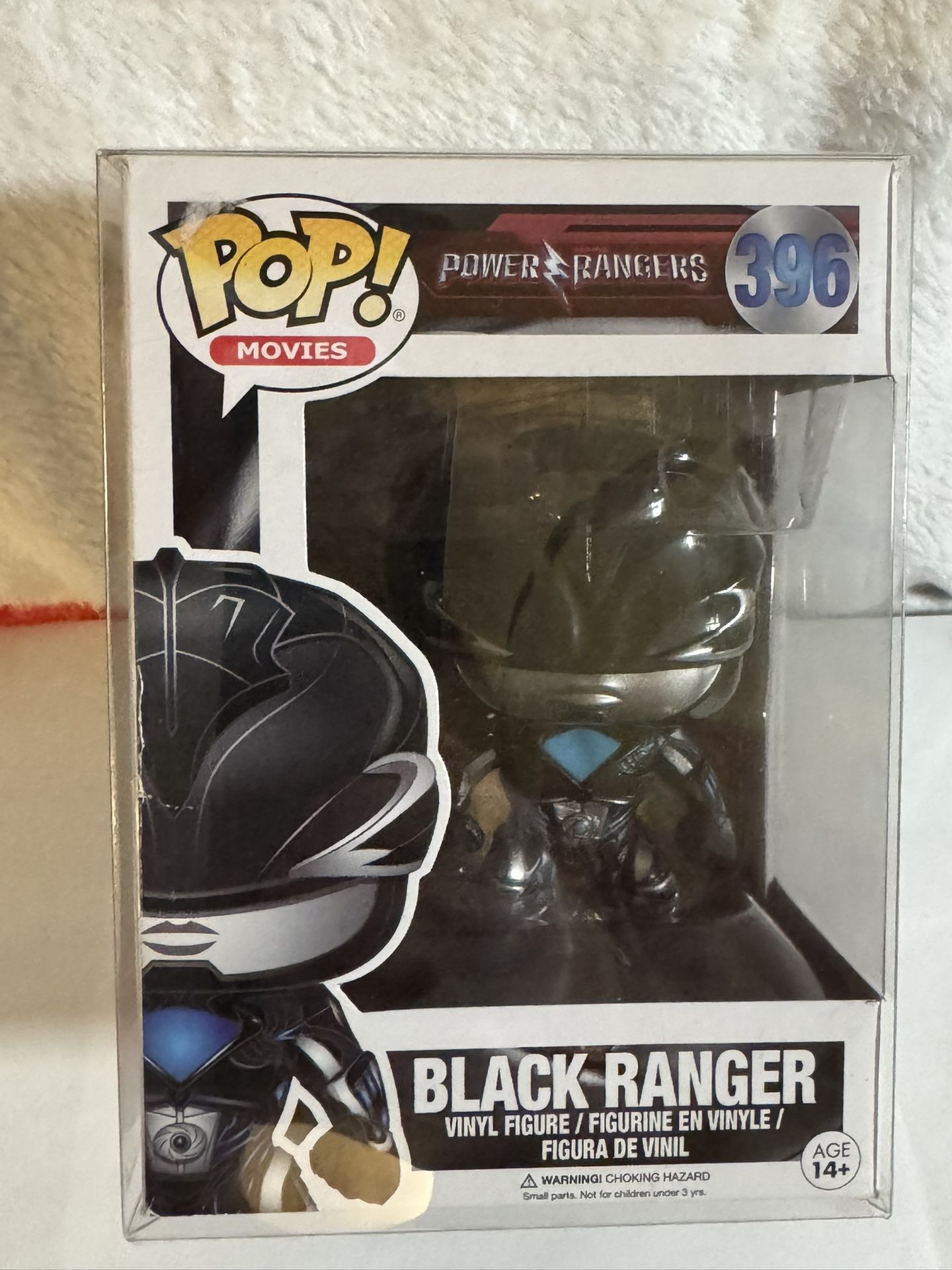 Funko Pop! Power Rangers, Black Ranger 396, NonMint Box