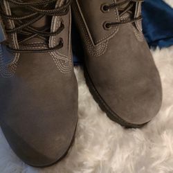 Gray Timberland Boots- Waterproof 