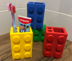 Lego Toothbrush/Toothpaste Stand
