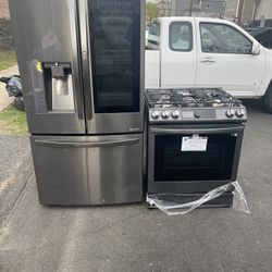 Set Refrigerator 36 Inches Counter Depth Stove 30 Inches 