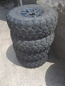 Canam maverick 30x10-14 wheels and tires 4-137 can am maverick