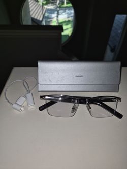 Huawei Eyewear 2 Browline Titanium Herringbone Half Rim Smart Glasses