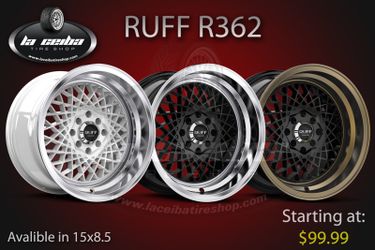 Rims Ruff Racing Wheels R362