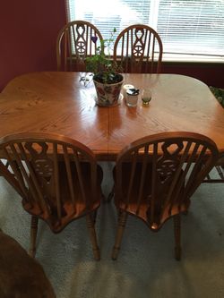 Kitchen table and chairs