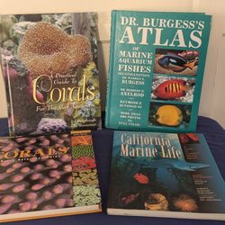 Set of 4 Aquatic Reference Books
