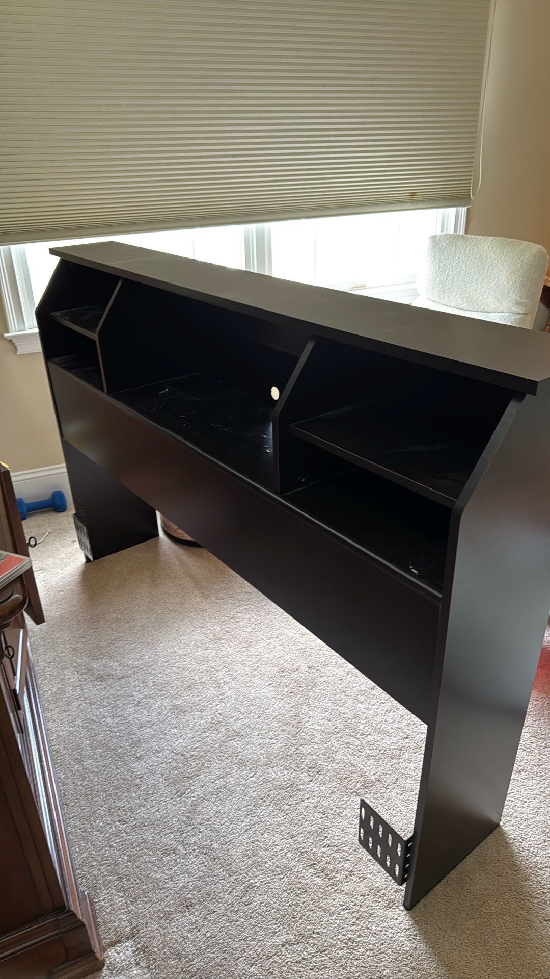 2 double/full headboards with shelves/drawers