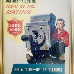 Original Vintage Poster:  Lone Star Beer