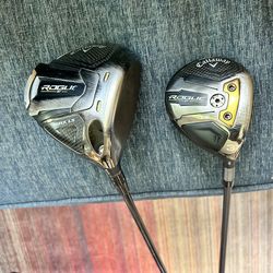 Callaway Rogue Driver & 3 Wood for Sale