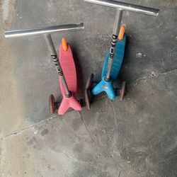 Pair of Micro Mini scooters