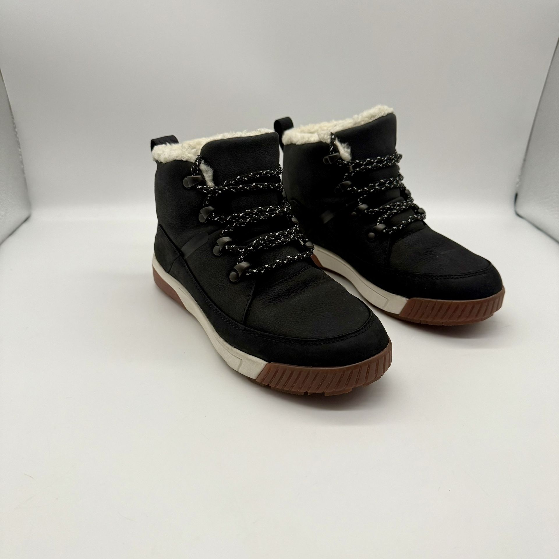 The North Face Sierra Mid Lace WP Insulated Boots Black Women's Size 5