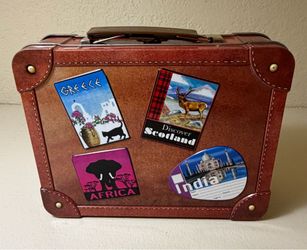 Lunch Box with travel patches