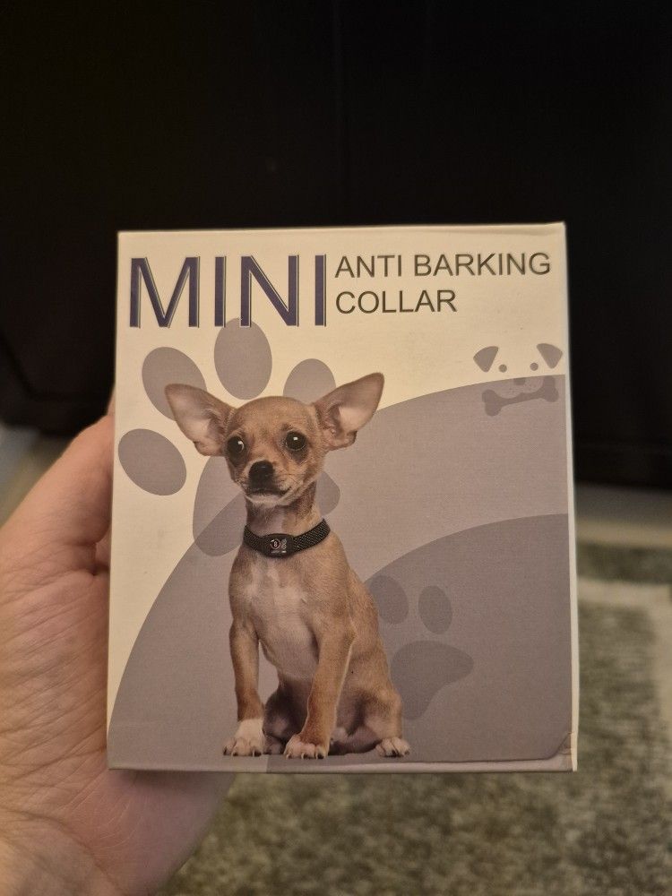 Brand New Snall Dog Bark Collar