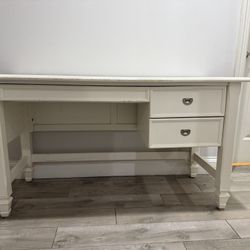 FREE White Desk Putting Out On Curb Tuesday 