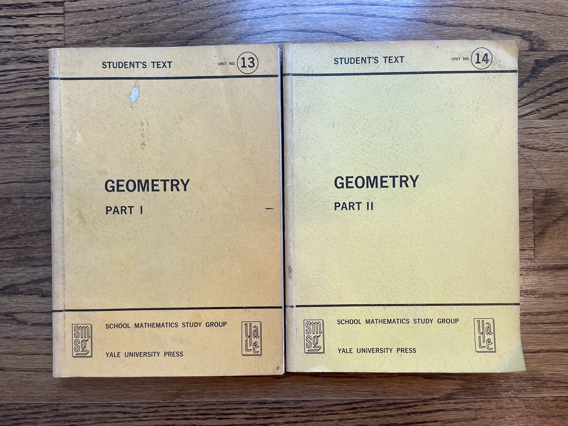 Yale University Vintage 1960/61 Geometry Book Lot Of 2- RARE. This very neat book lot of 2 from Yale University, published in 1960/61, is a rare and v