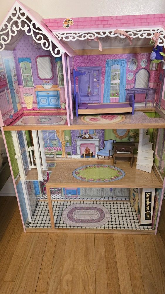 Pink Huge Doll House