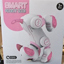 Brand new in the box retail price is $55 plus taxes 
Remote Control Robot Dog Toy: Programmable Robotic Puppy for Kids Smart Interactive Robot Pet Dog