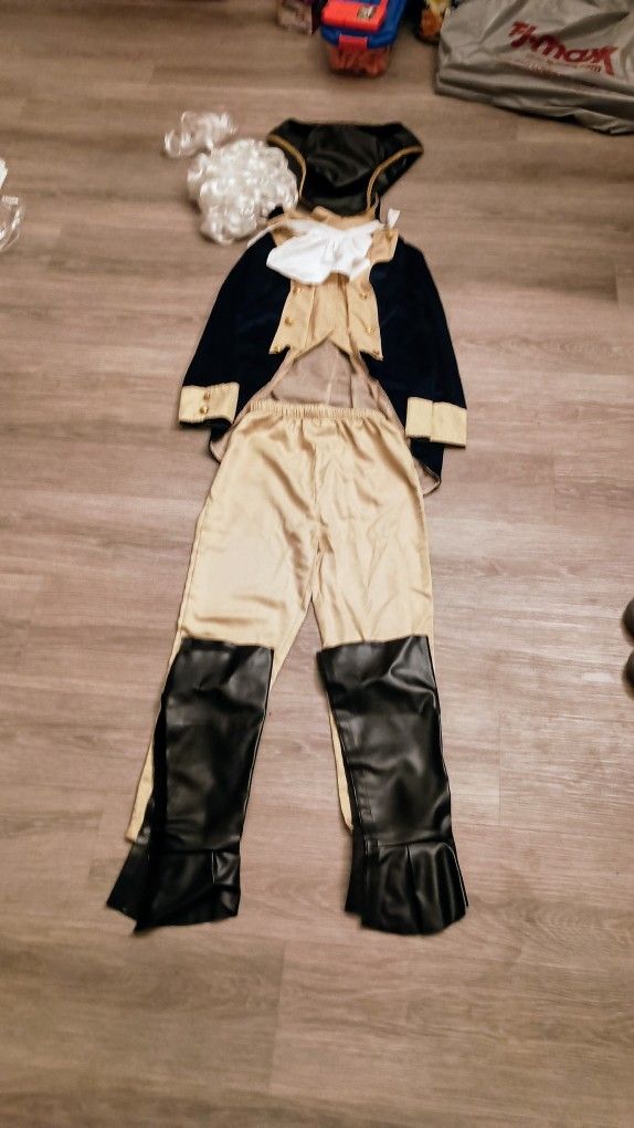 George Washington/ Colonial Soldier Halloween Costume For Kids