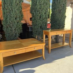 Coffee Table W/ Matching Entry Table! 