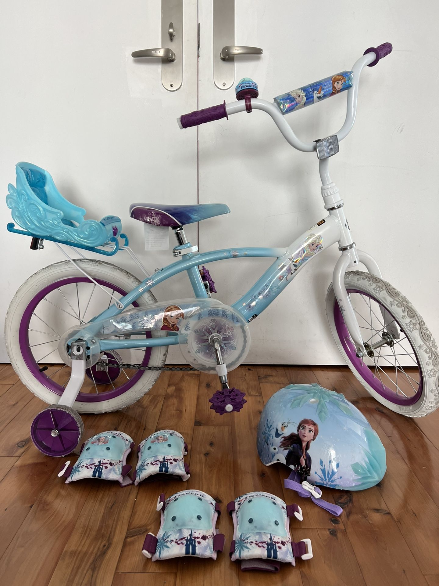 Disney Frozen Bike Bell Protective Gear Helmet Pads