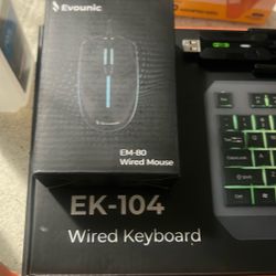 EVOUNIC MOUSE & KEYBOARD WITH BLUETOOTH WIFI