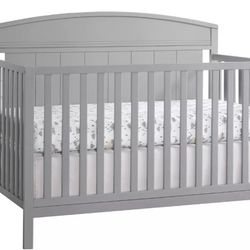 Oxford Dove Grey Baby Crib/Cot 