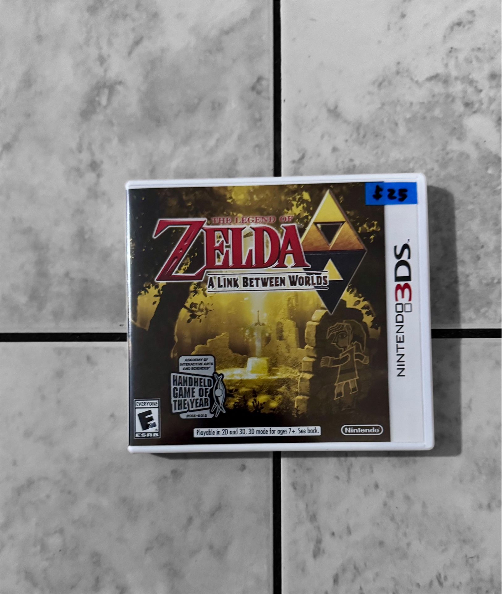 Nintendo 3DS — Zelda: A Link Between Worlds — $25