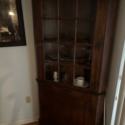 Antique Corner Cabinet