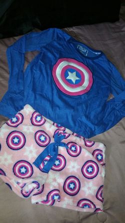 Captain America Pj Set