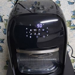 Kismile Digital 10.6 Quart Air Fryer, Black