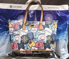 Disney Cruise Line Luggage Stickers  Tote Bag by  Dooney & Bourke Mother's Day