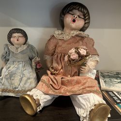 Thun Opera Puppet Dolls Large And Small, Original 
