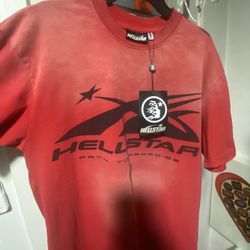 HELLSTAR SPORT LOGO GEL T-SHIRT RED