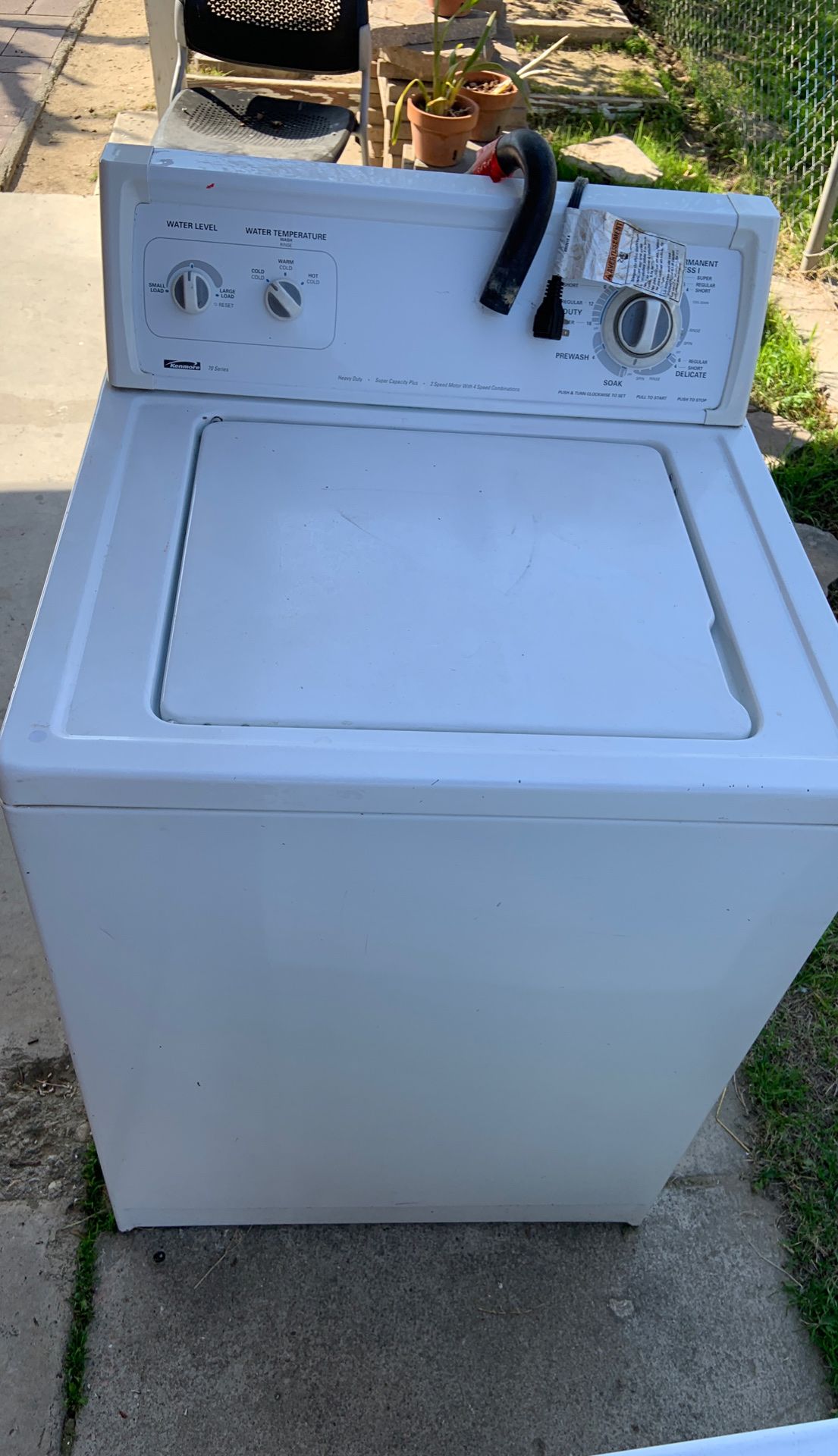 Dryer and washer