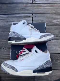 Jordan 3 White Cement Size 12.5