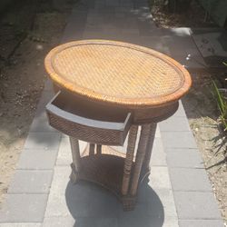 Wooden End Table 