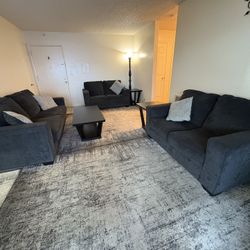 Furniture Set With Tables and Two Rugs 