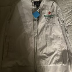 Heineken Silver Bomber jacket 