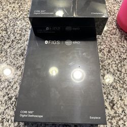 Brand New Figs Eko CORE 500 Digital Stethoscope - Dark Harbor - Factory Sealed 