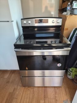 Glass top oven