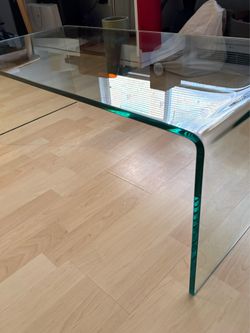 Tempered glass coffee table