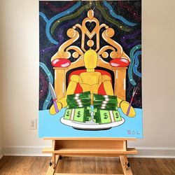 Acrylic Canvas Painting