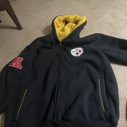 Steelers Hoodie Large 