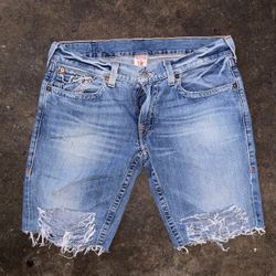 Vintage Y2K True Religion Jorts Shorts 