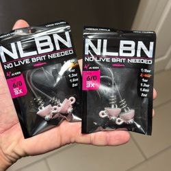 x2 NLBN 3/4 NDOP Jig Heads