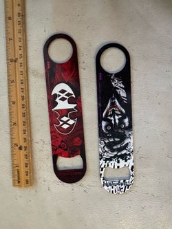 Metal bottle openers