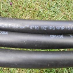 NEW 41" X 1/2" Dia. ADS Polyflex 4710 ISPSIDR 15 125 Psi Black USA Made PEX Tubing
