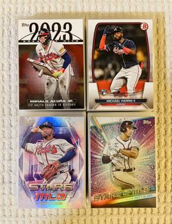 Atlanta Braves 155 Card Baseball Lot!