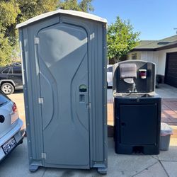 Porta Potty And Sink